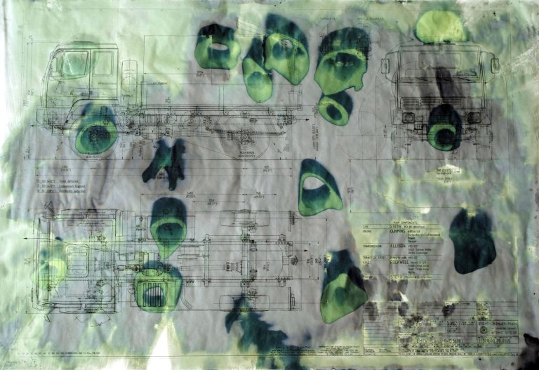 Bringit_N, 2025, Kontaktprint auf Folie, 90 x 60,5 cm