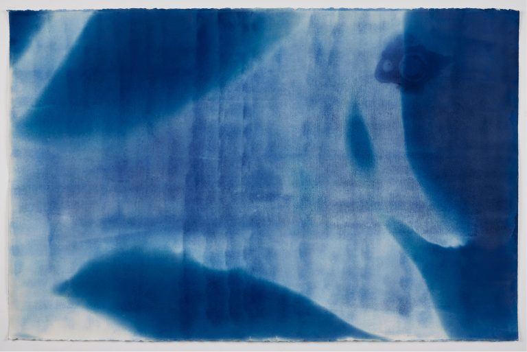 O.T._5 „Das ozeanische Gefühl“, Serie 2, Kontaktprint auf Büttenpapier, 101 x 66 cm, 2020, Unikat
