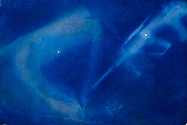 O.T. 7 (Abdruck), "Das ozeanische Gefühl – Armory", Kontaktprint auf Bütten, 69 x 103 cm, 2023, Unikat
